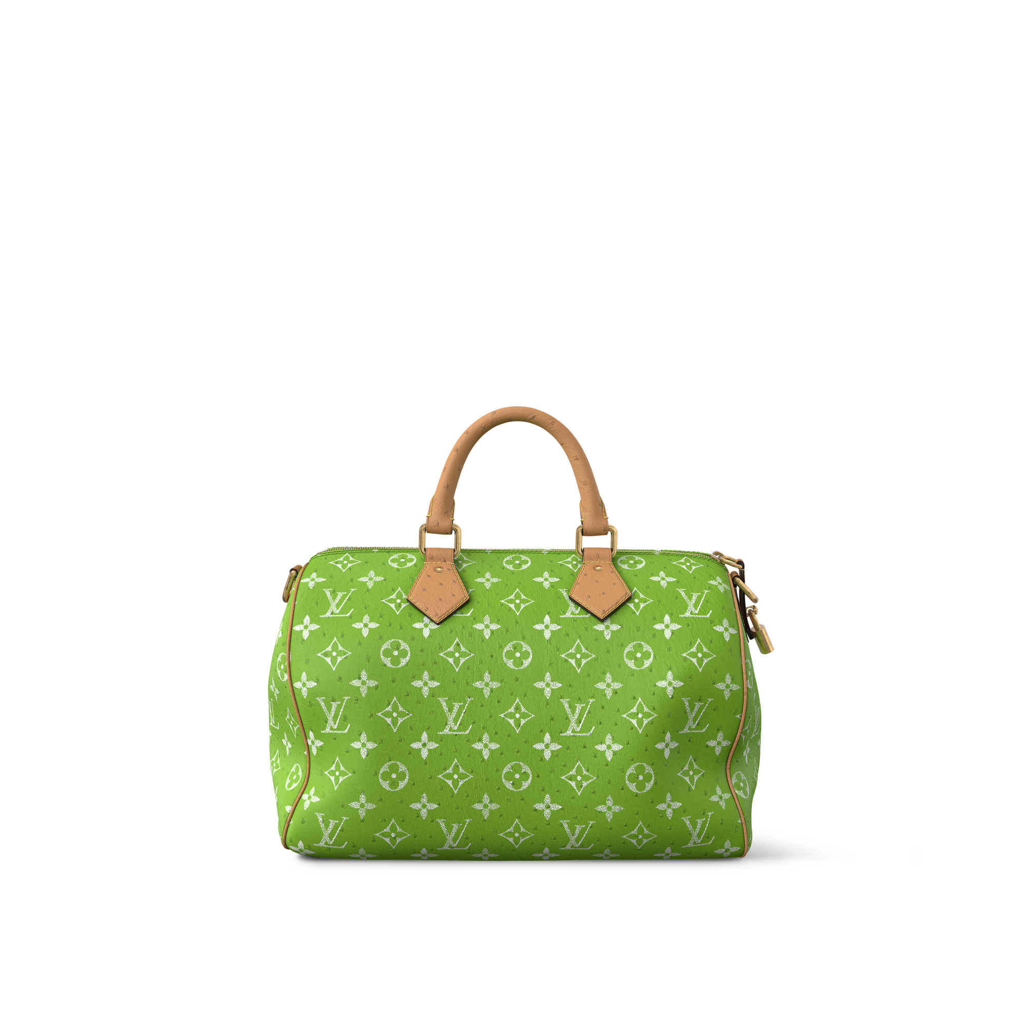 Speedy P9 40 Ostrich Leather - Luxury Exotics - N88228 Green